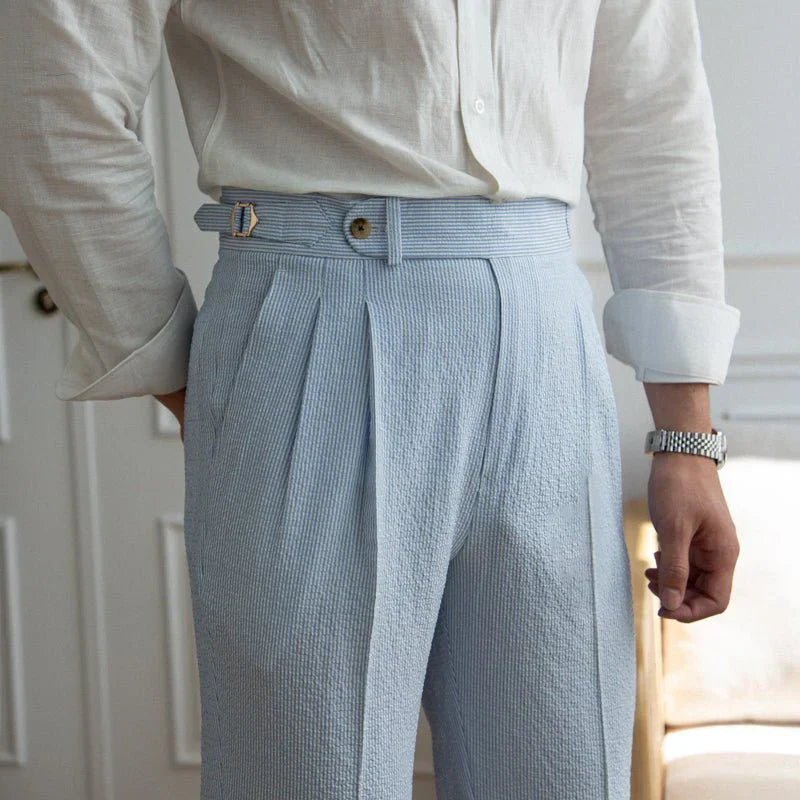 Amalfi Seersucker Trousers