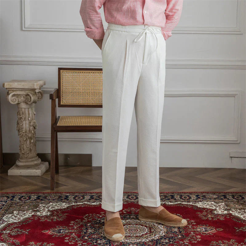 Porto Cervo Seersucker Trousers